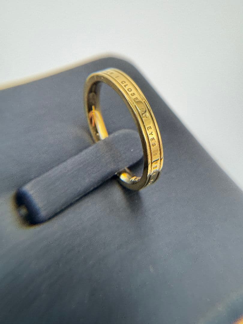 K18ゴールドリング 内径2.6mm 1.73g 11号