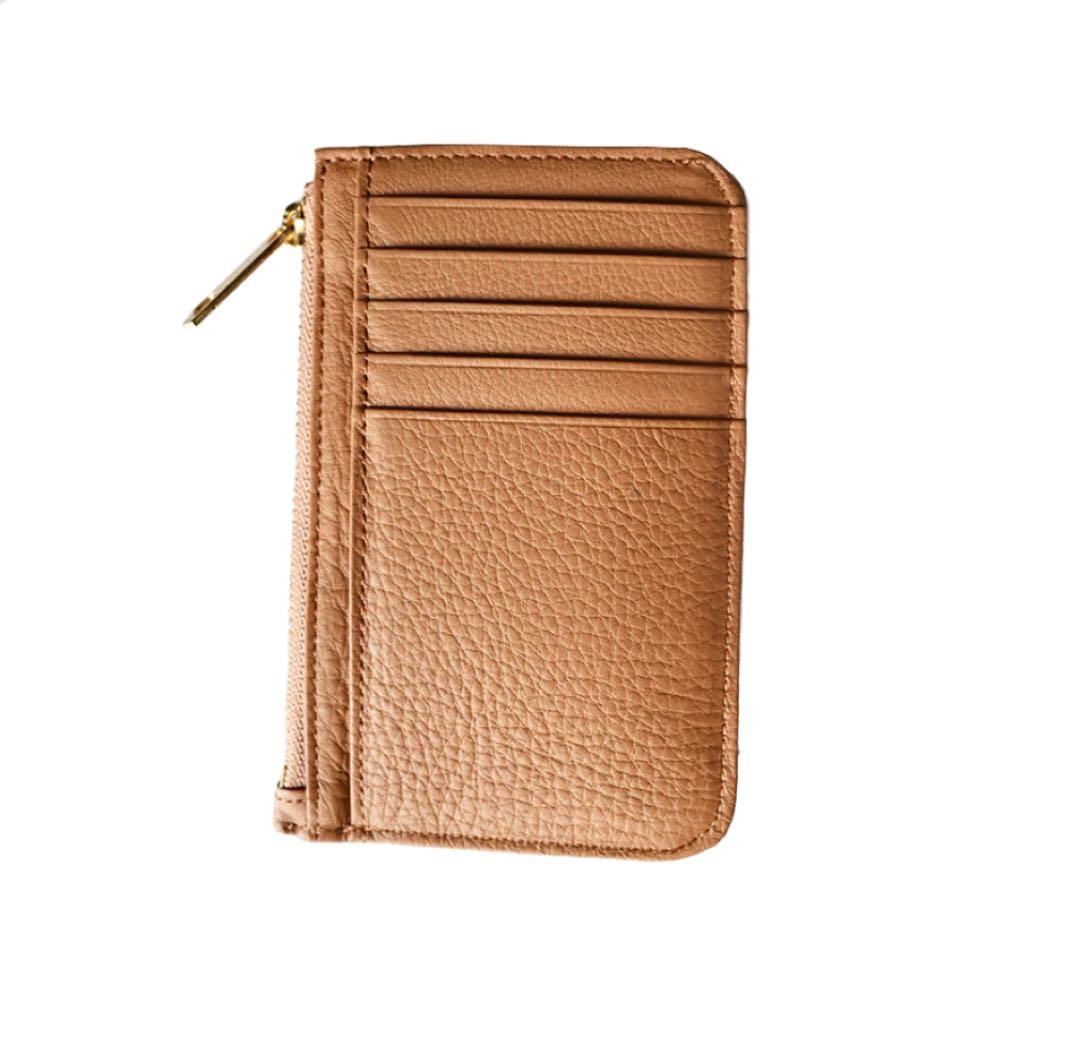 【美品】chiiiibag フラップ カードケース ベージュ