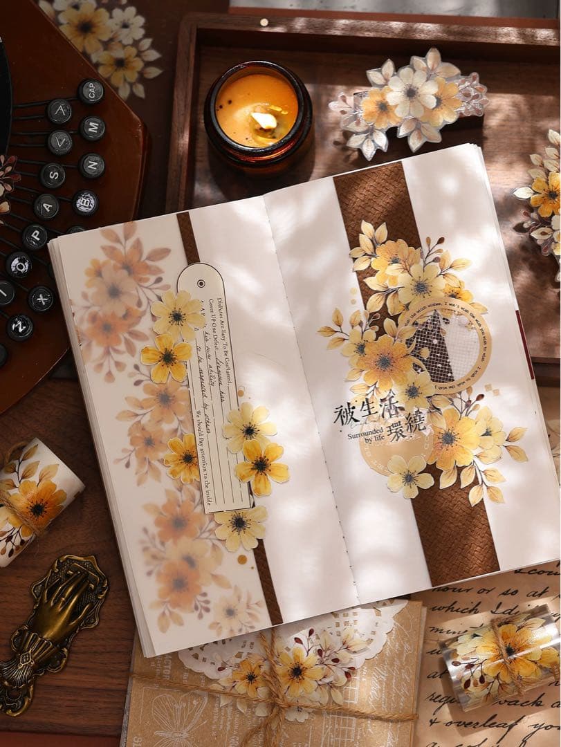 小白家文創《夏日序曲》海外マスキングテープ　マステ 【2519】