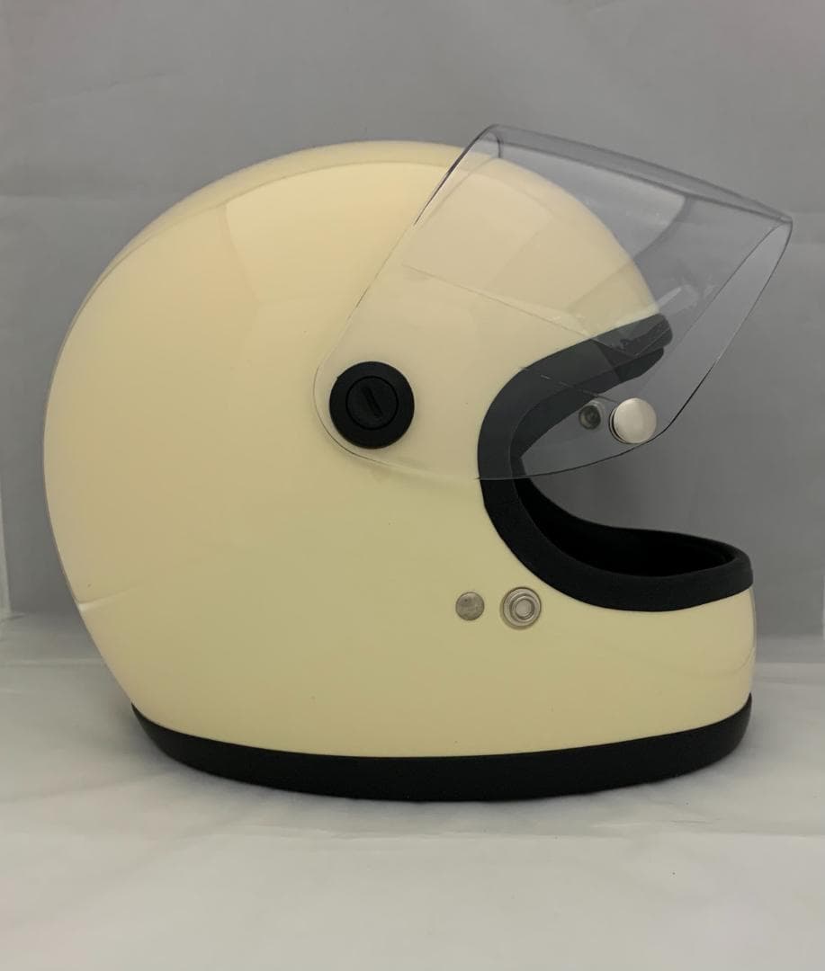 ビンテージフルフェイス　族ヘル　アイボリー　スモークシールドセット 新品 未使用