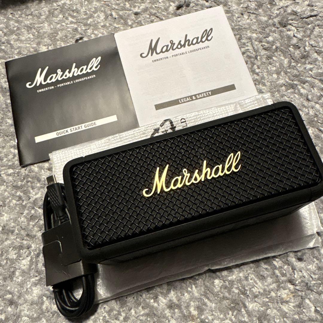 マーシャル Marshall EMBERTON ワイヤレススピーカー ブラック