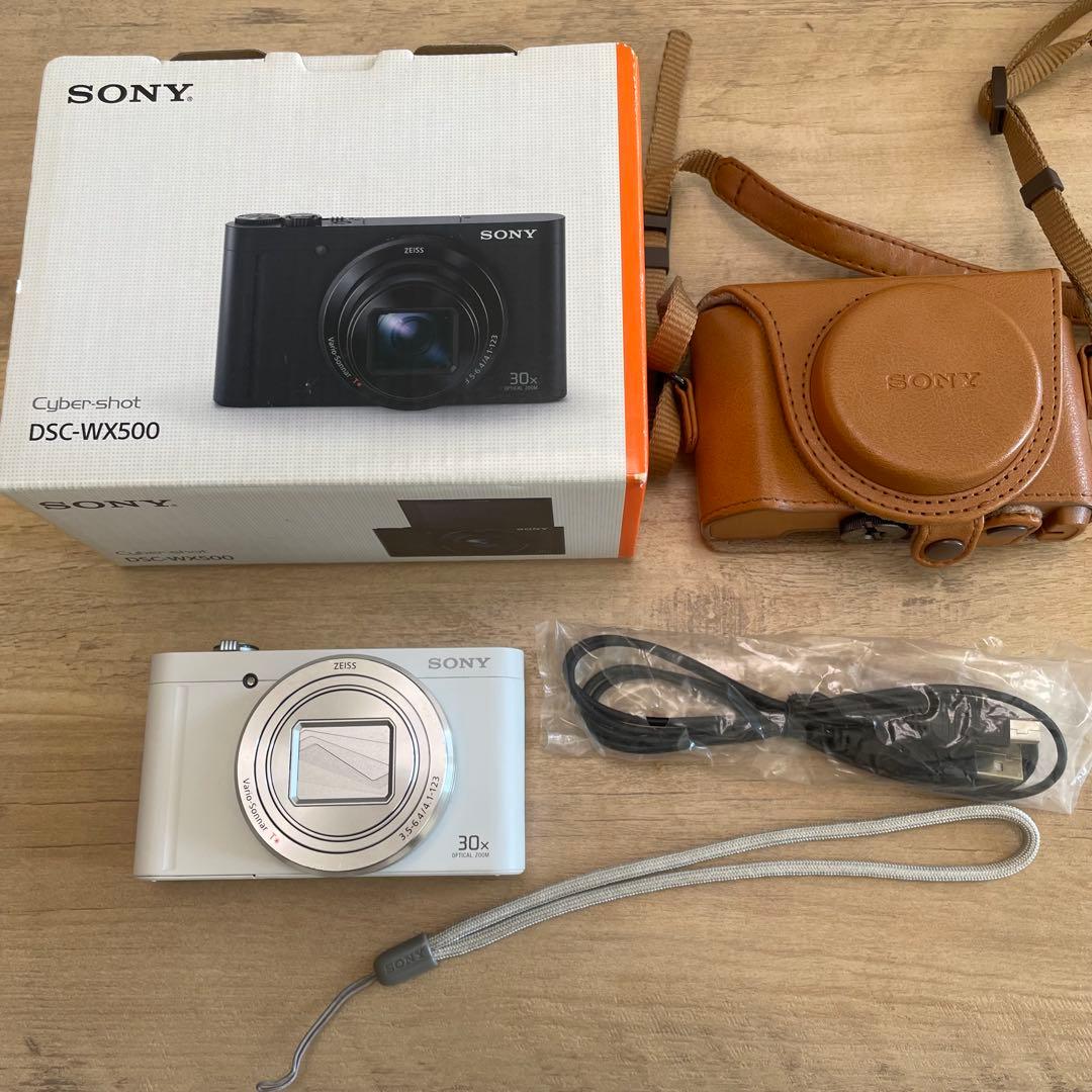SONY Cyber-shot DSC-WX500 ホワイト ケース付き