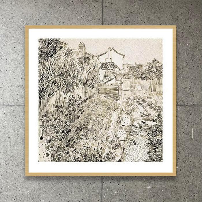 額装品/Jardin de Fleurs/ゴッホ/ポスター/アート/インテリア