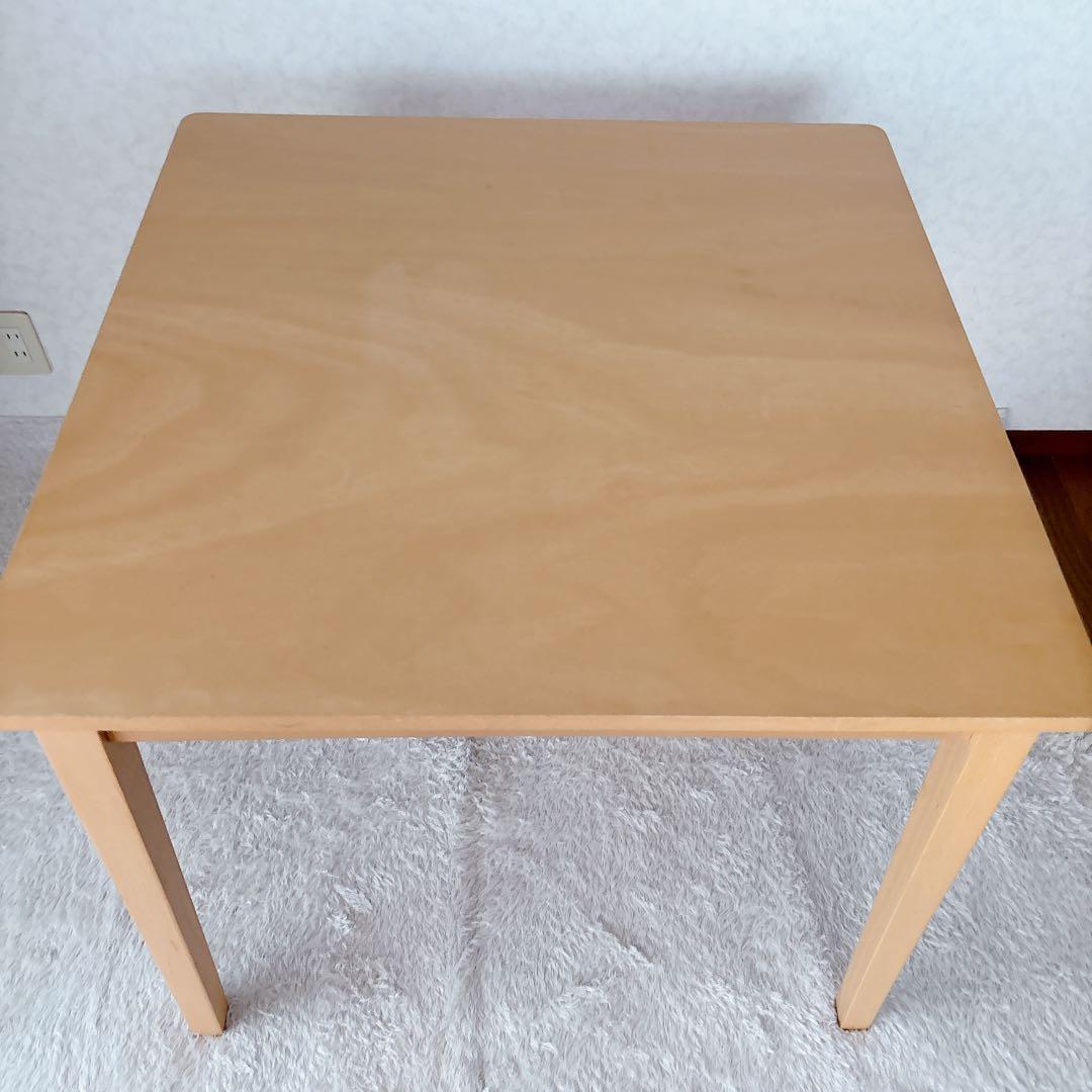 Ryosaku様リクエスト品】正方形 ダイニングテーブル 4人掛け ナチュラル
