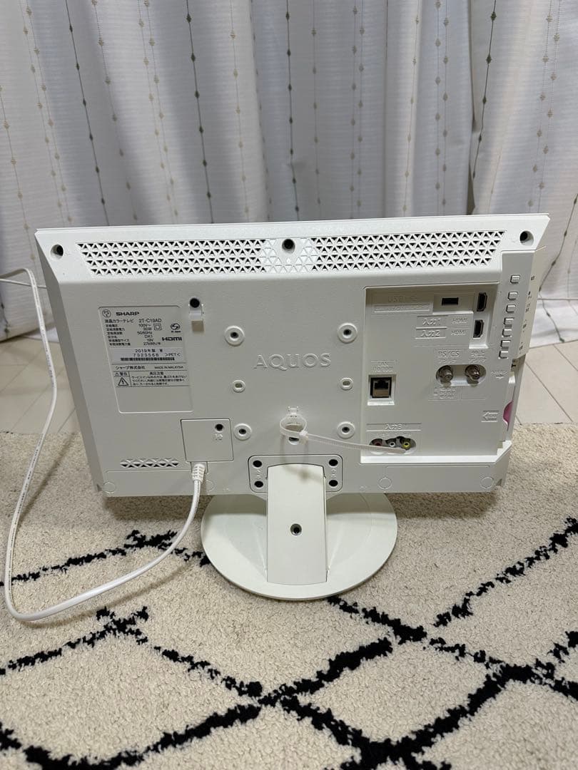 SHARP 液晶テレビ 2T-C19AD ホワイト