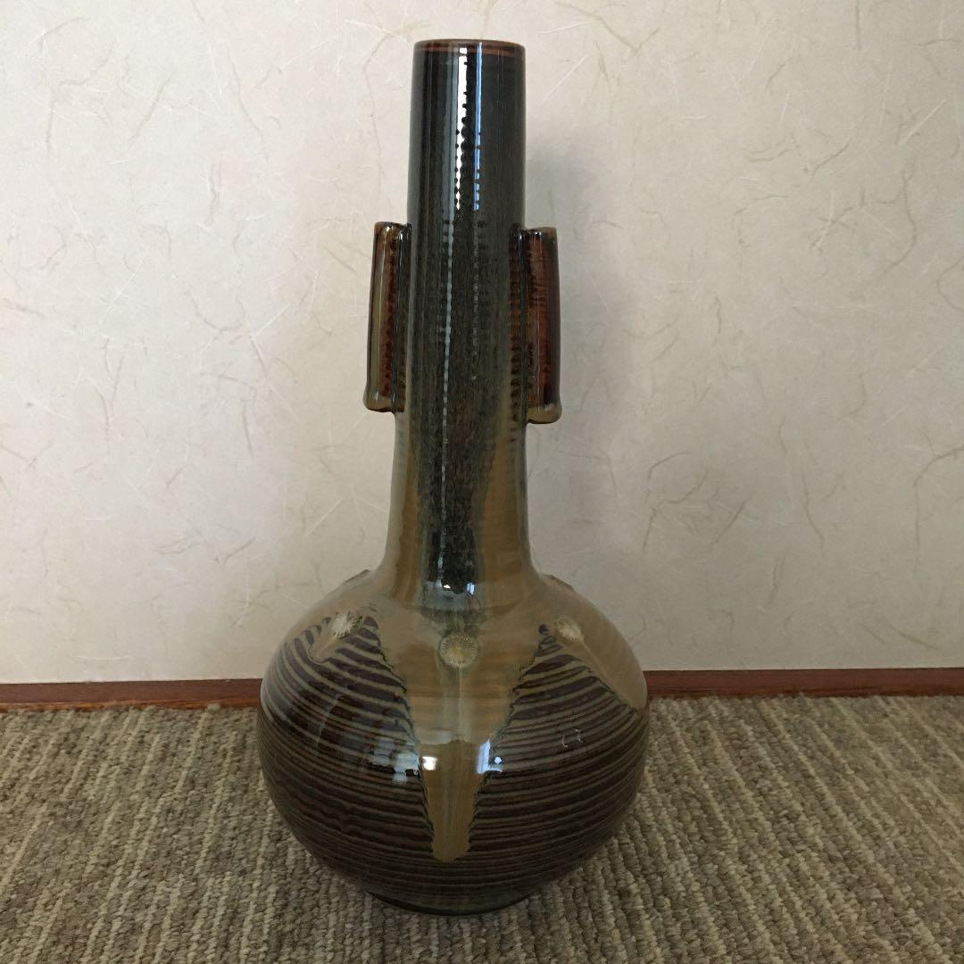 茶道　花瓶　亀井味楽窯　花入