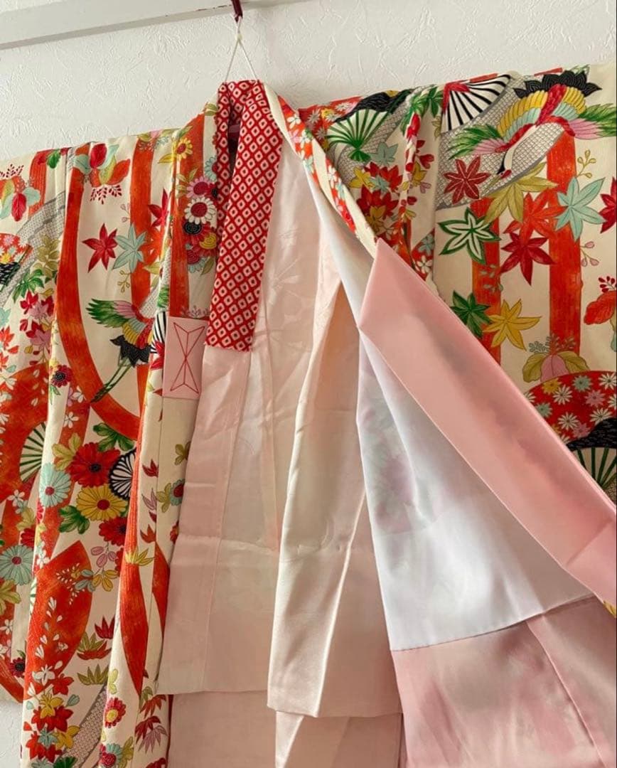 七五三　7歳　着物　フルセット　レトロ　アンティーク