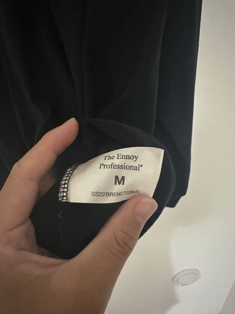 【最終値下げ】Ennoy LONG SLEEVE HEM RIB TEE