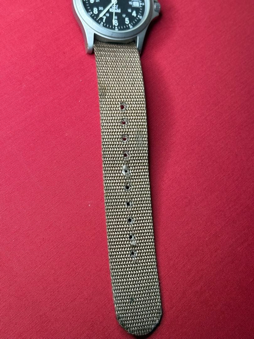 【電池交換済み・動作品】Hamilton Khaki クォーツ腕時計