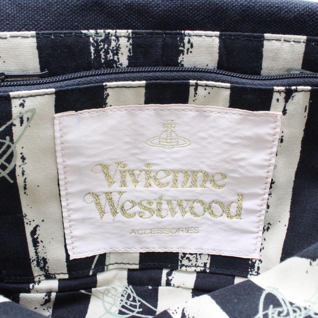【美品】Vivienne Westwood フラップ デニム ショルダーバッグ