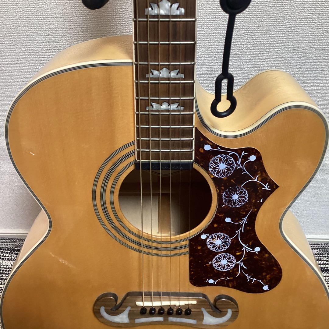 【美品】EPIPHONE EJ-200SCE/N