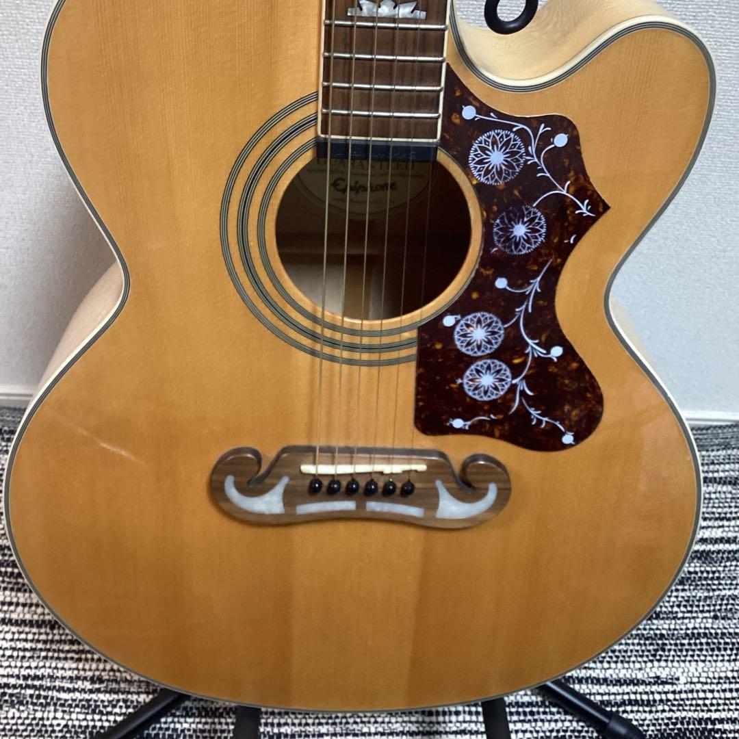 【美品】EPIPHONE EJ-200SCE/N
