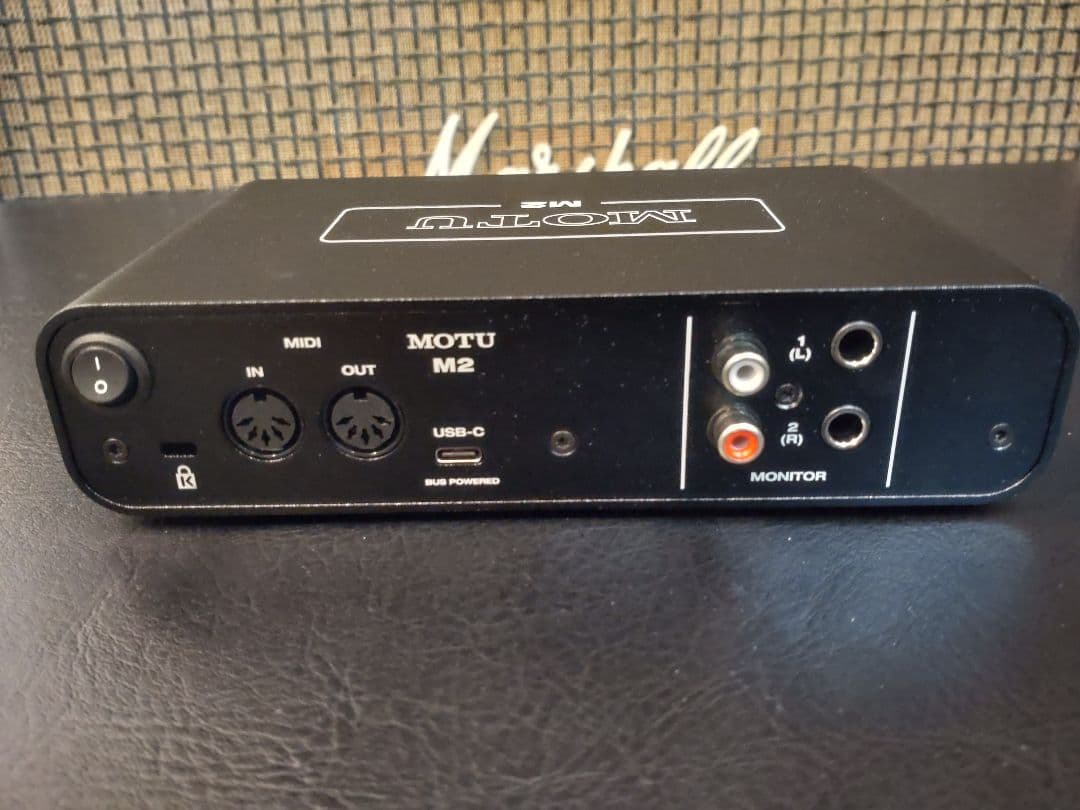 ほぼ未使用 MOTU M2 オーディオインターフェイス