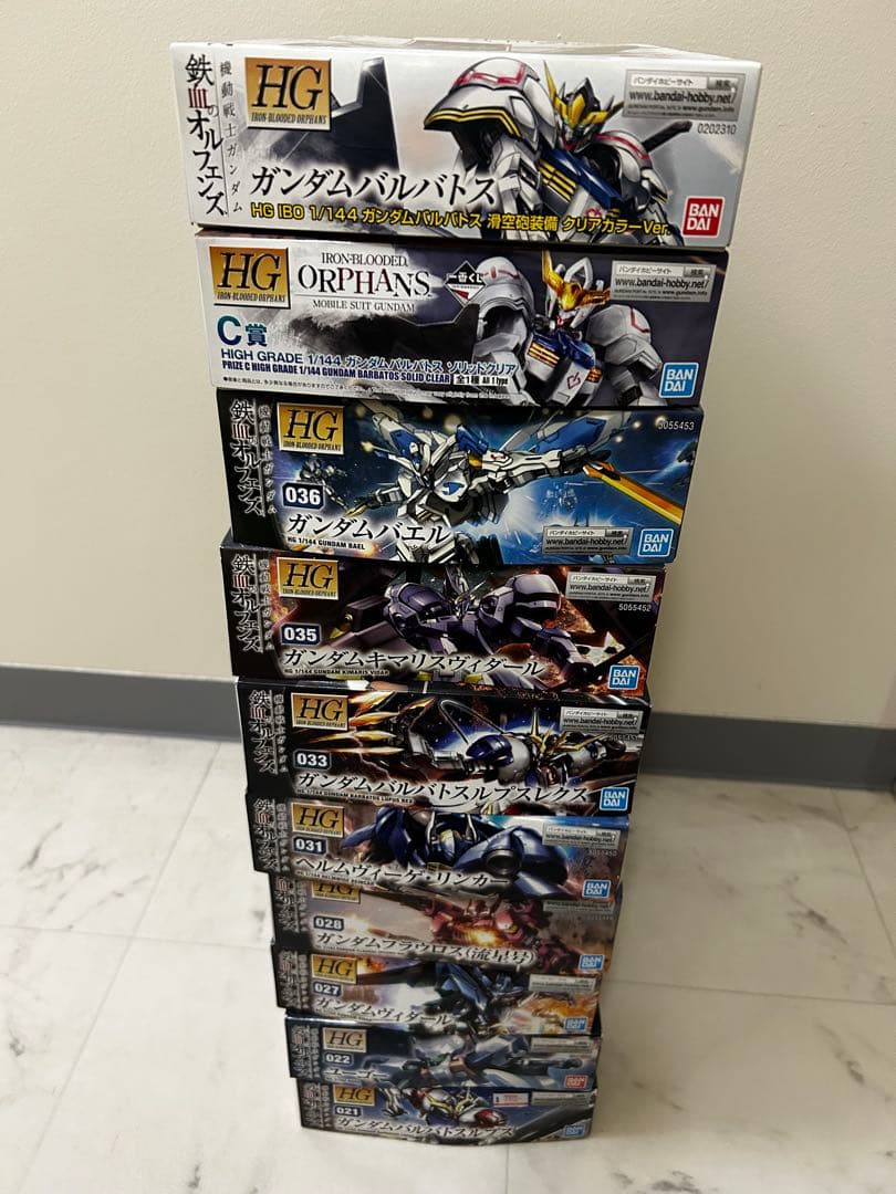 【新品・未使用】鉄血のオルフェンズ　HGシリーズ　17点＋おまけ