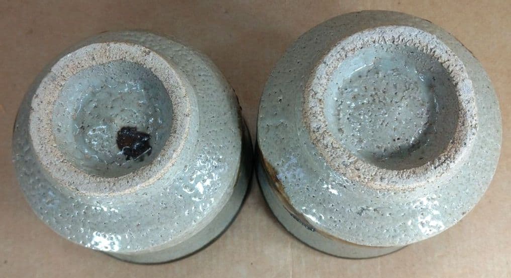 【本物保証】濱田庄司(浜田庄司) 湯呑壱對(一対）共箱 人間国宝 益子焼 未使用