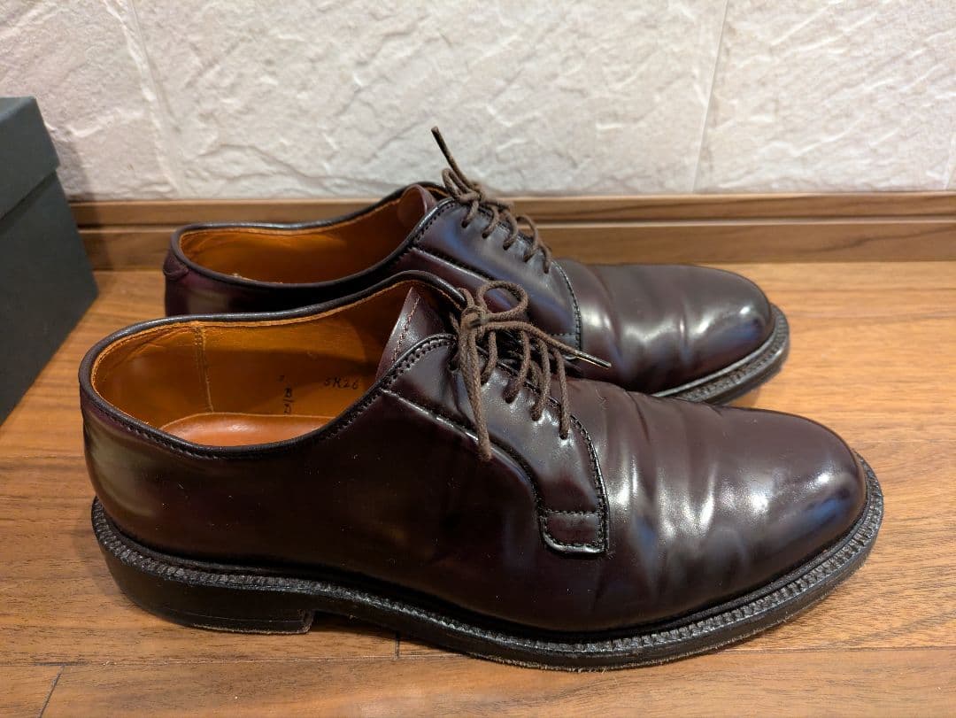 【しばた】Alden 990 コードバン US7 純正シューツリー付