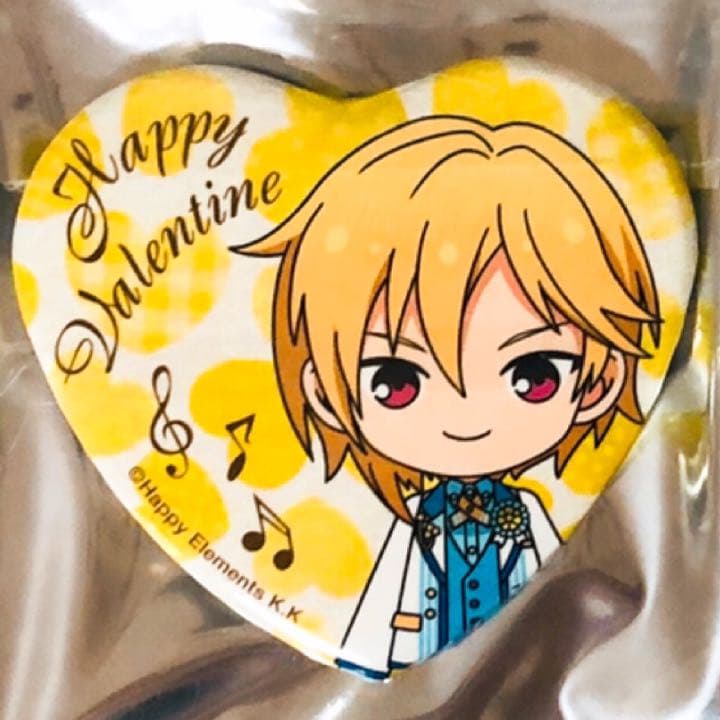 新品★あんさんぶるスターズ！★仁兎なずな★バレンタインまるかく★ハート缶バッジ