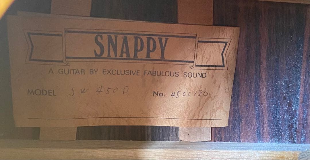 SNAPPY アコースティックギター　スナッピー　TOKAI