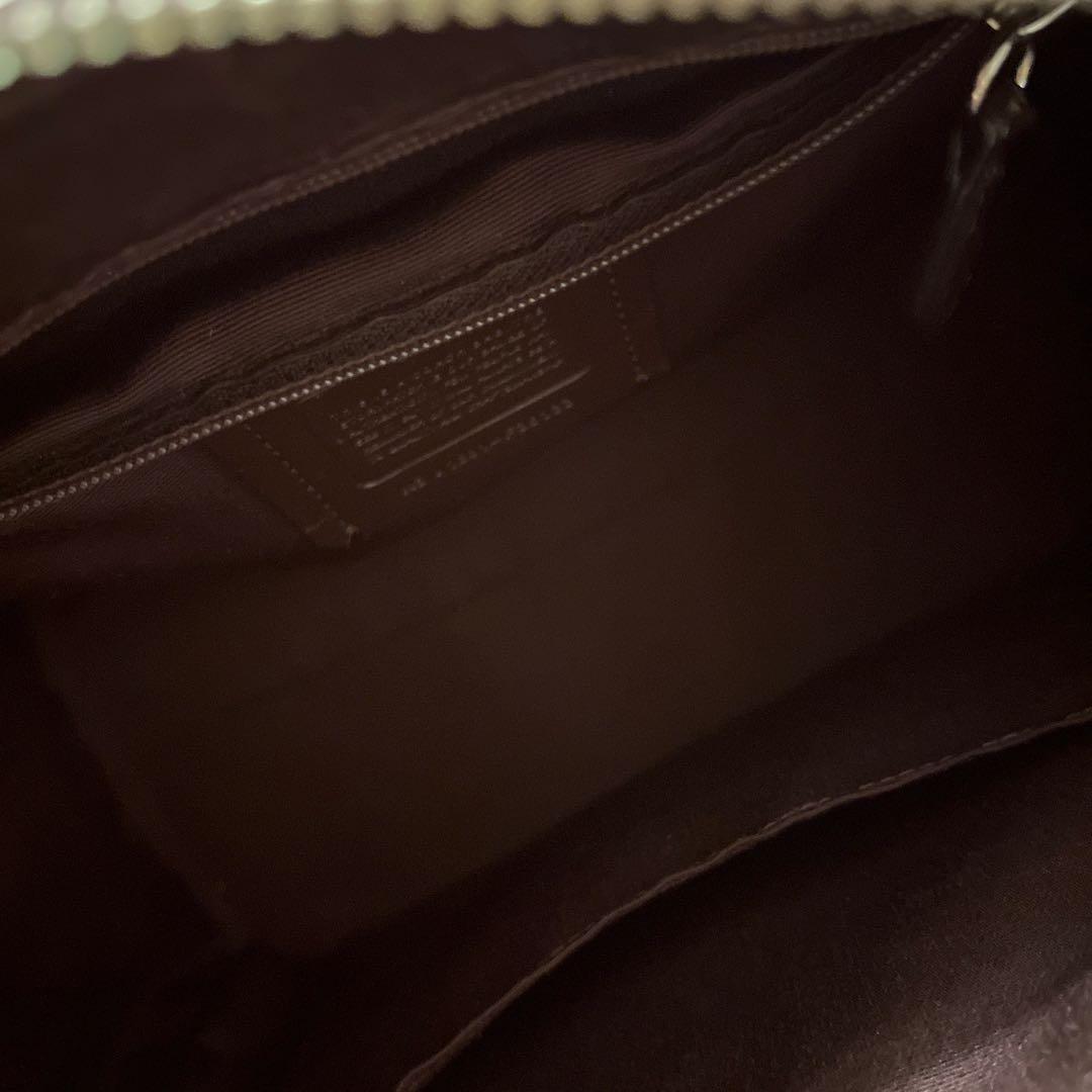 COACH ブラウン ショルダー ハンドバッグ