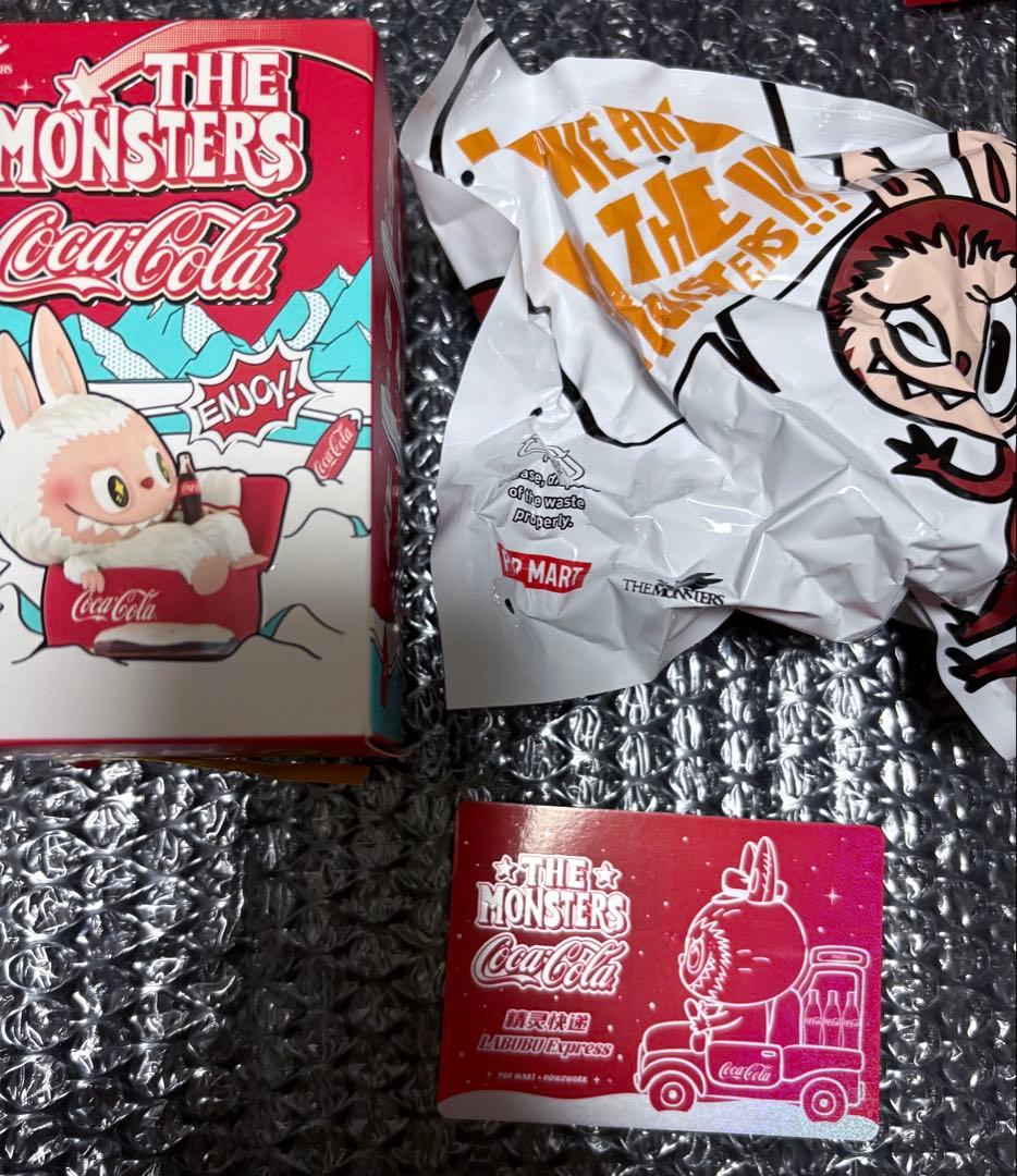 シークレット入り‼️フィギュア4点セット、コカ・コーラ ラブブ　フィギュア