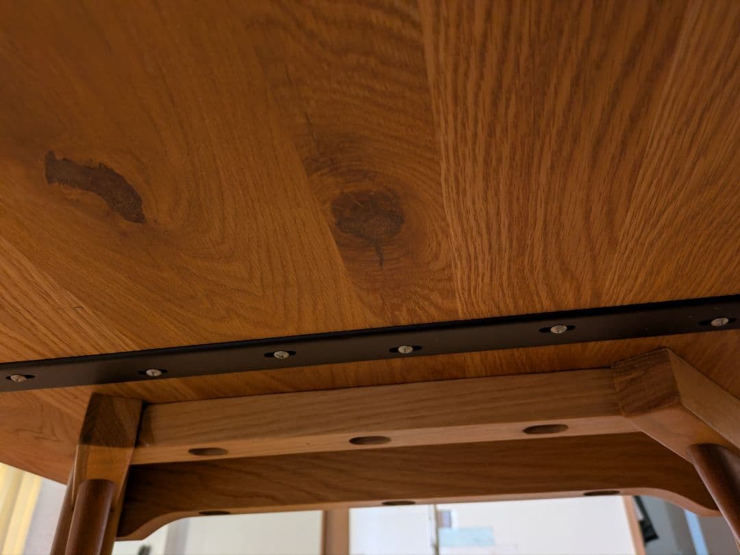 筑波産商　響き150ダイニングテーブル 木製オーク材