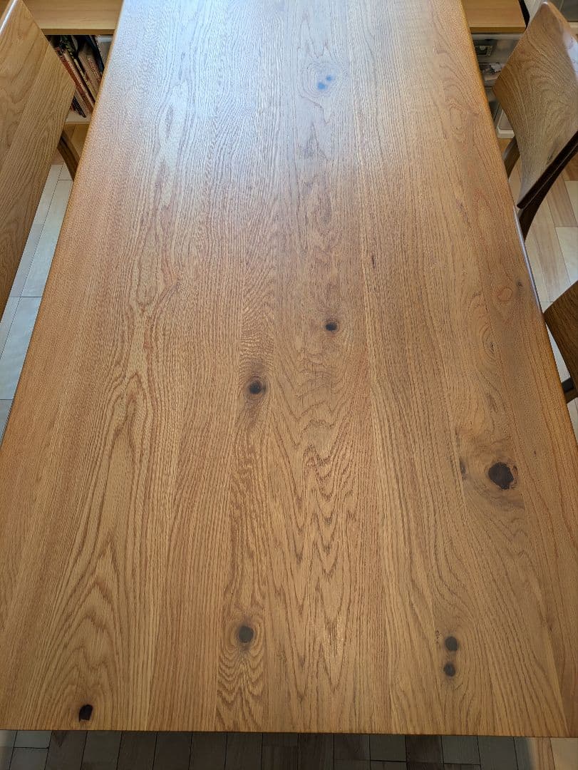 筑波産商　響き150ダイニングテーブル 木製オーク材