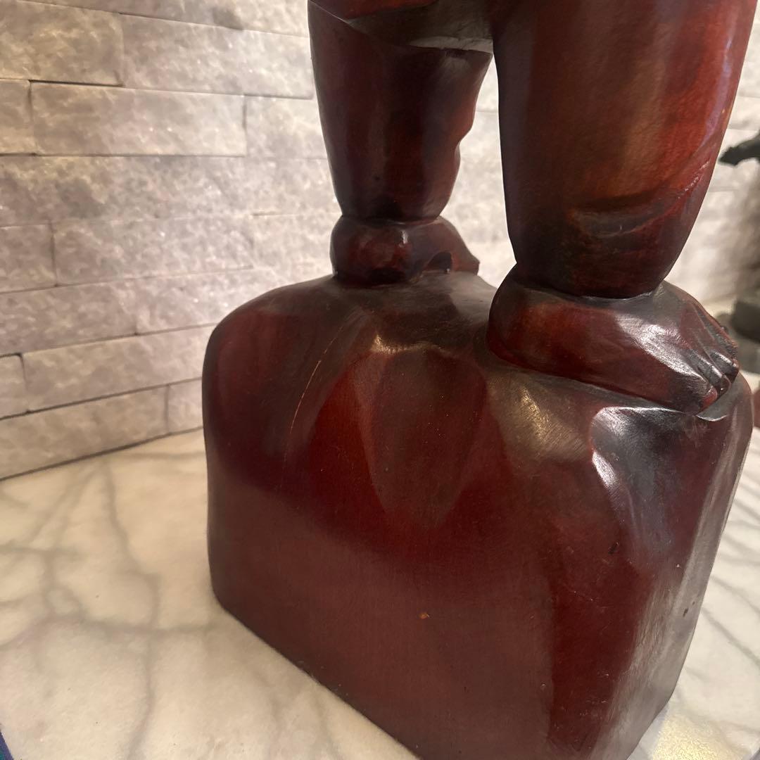 木彫り　大国天様　恵比寿様