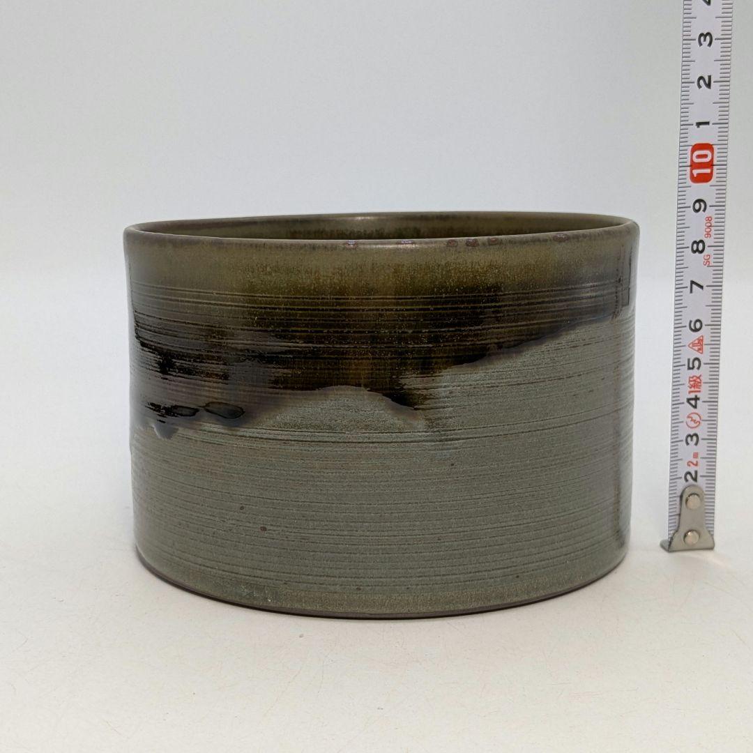 十二代高取八山 高取焼 建水 共箱共布栞 茶こぼし 茶道具 茶器 食器 容器