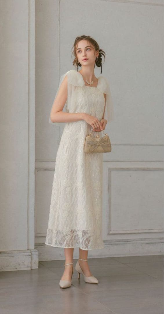 Dorry Doll リボン×スパンコールドレス