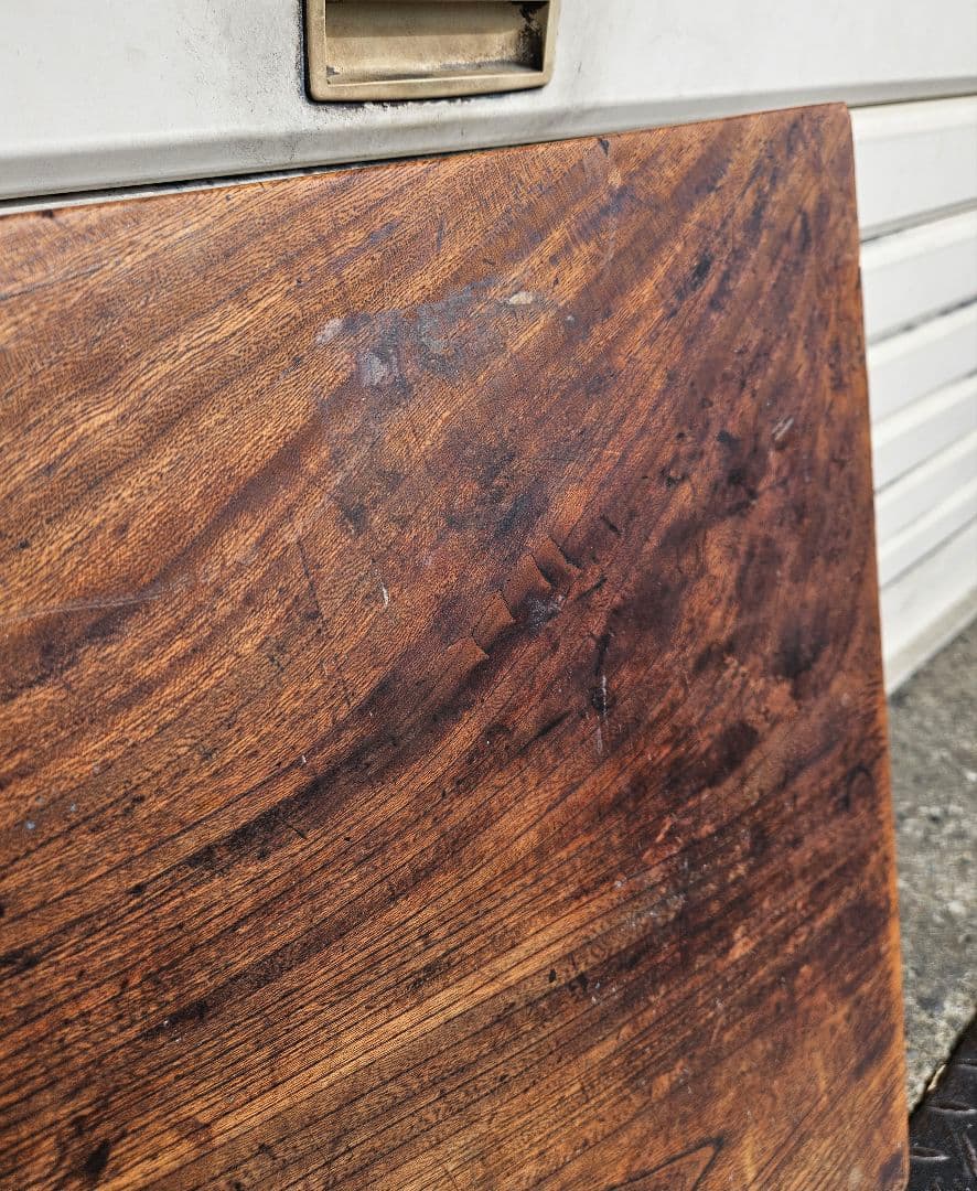 ジャパンヴィンテージ 一枚板 こたつ板天 厚さ約4cm 炬燵板 無垢材 木製