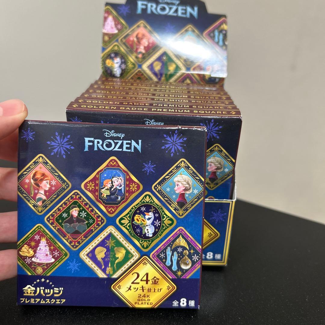 Disney アナと雪の女王 24金バッジプレミアムスクエア BOX