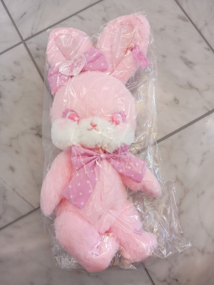 イベント参加者限定　Cuteリリカルバニーぬいぐるみポーチ ピンク