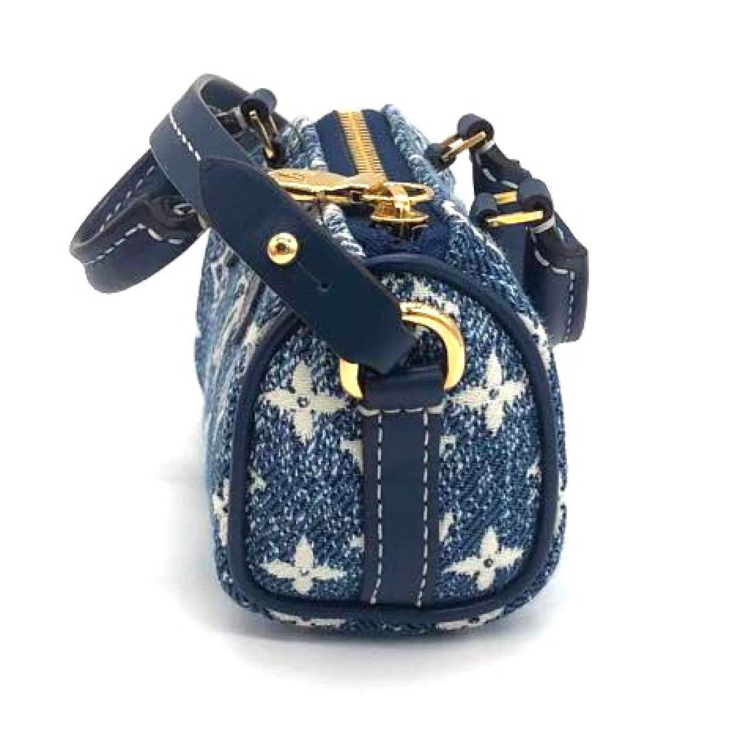 未使用✨ルイヴィトン デニム　マイクロチャーム マイクロバッグ ブルー系