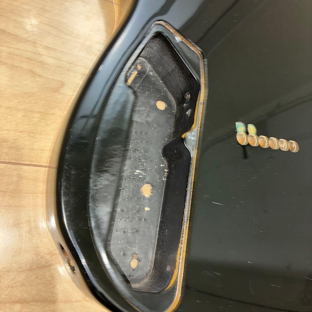 フェンダージャパン テレキャスター シンライン ボディ ブラック　HH