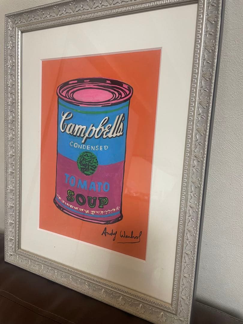 アンディウォーホル財団認定印Campbell’s soupe Can