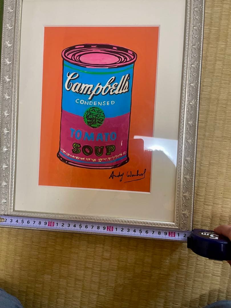 アンディウォーホル財団認定印Campbell’s soupe Can