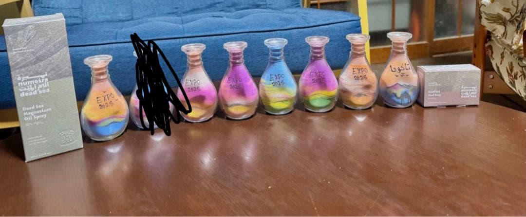 希少カラー】 万博　ヨルダン　サンドアート　大阪関西万博　万博限定文字入り