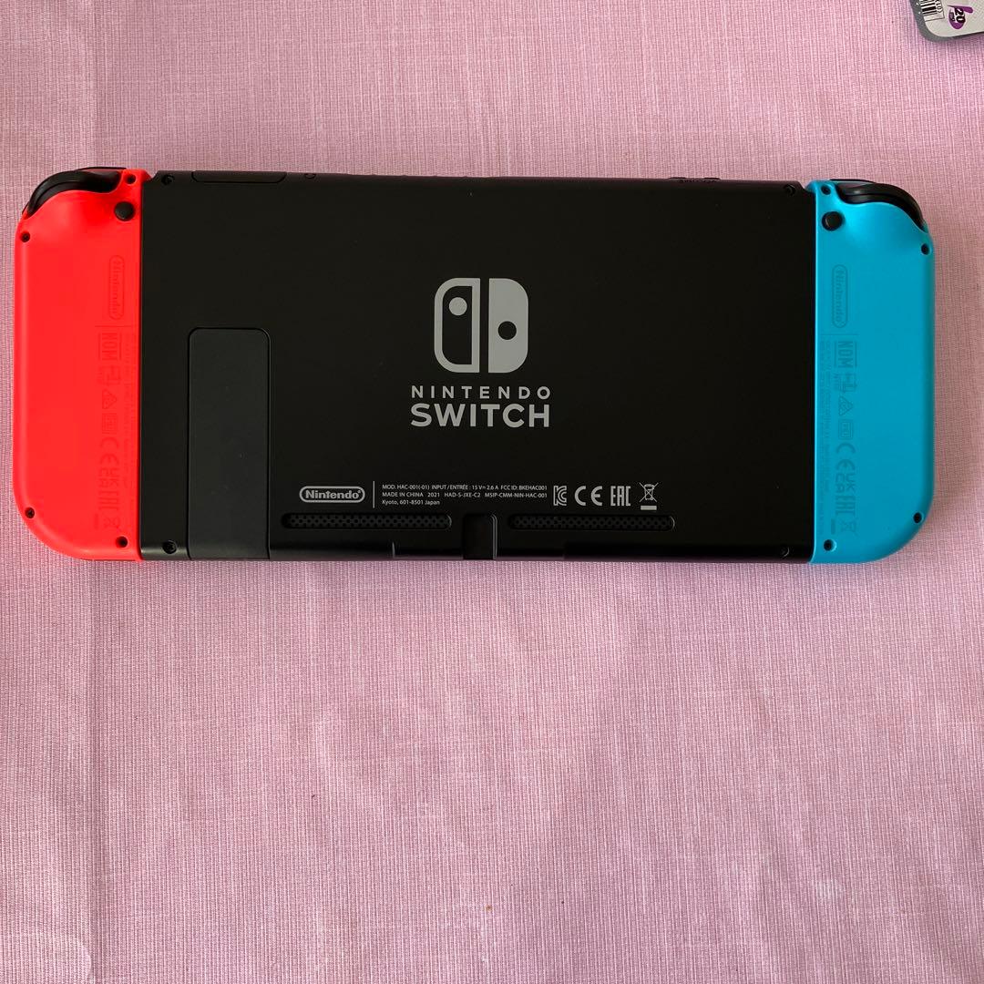 Nintendo Switch 本体　ネオン青赤