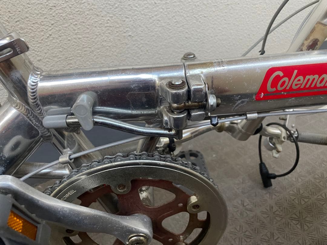 折りたたみ自転車 シルバー コンパクト　Coleman