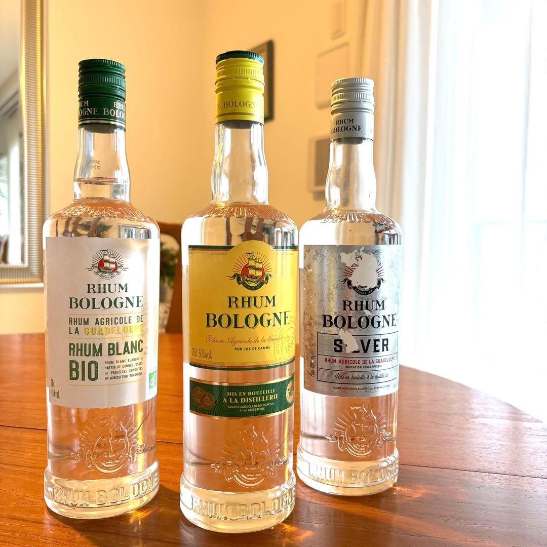 Rhum Bologne 700ml ホワイト飲み比べ3本セット