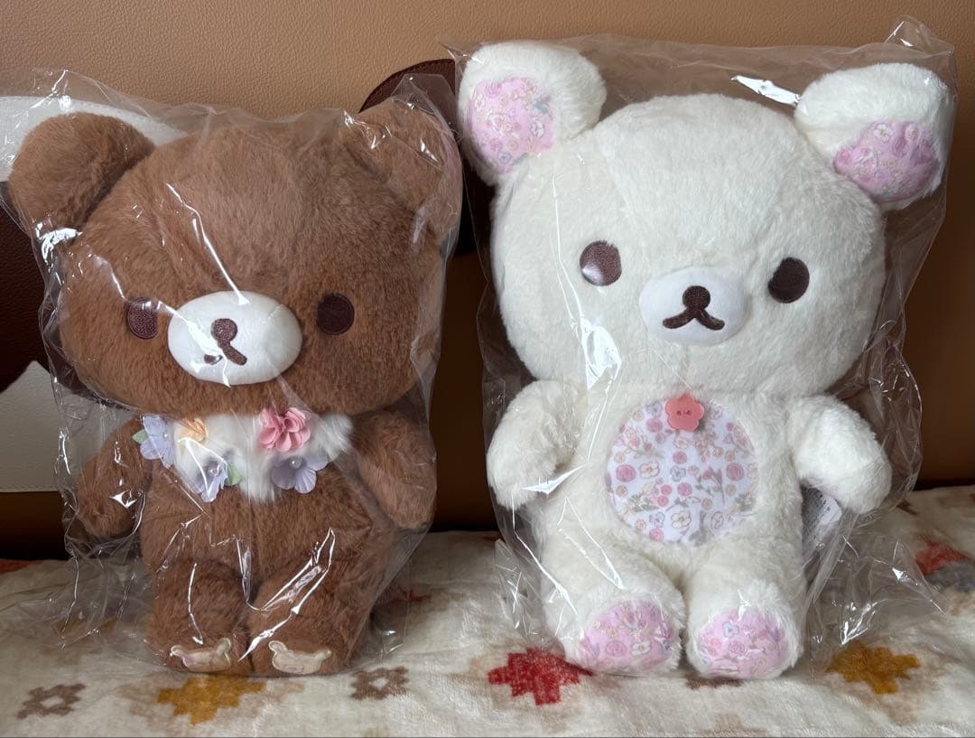 新品 コリラックマ チャイロイコグマ フラワーティータイム　ぬいぐるみ　M
