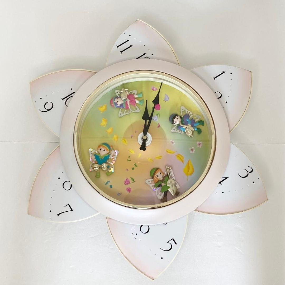 ★希少★ 美品 からくり時計 スモールワールド エクロール リズム 掛け時計