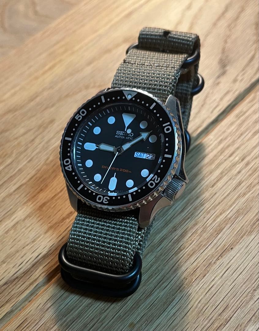 セイコーSEIKO 逆輸入 海外モデル ブラックボーイ　SKX007KC メンズ