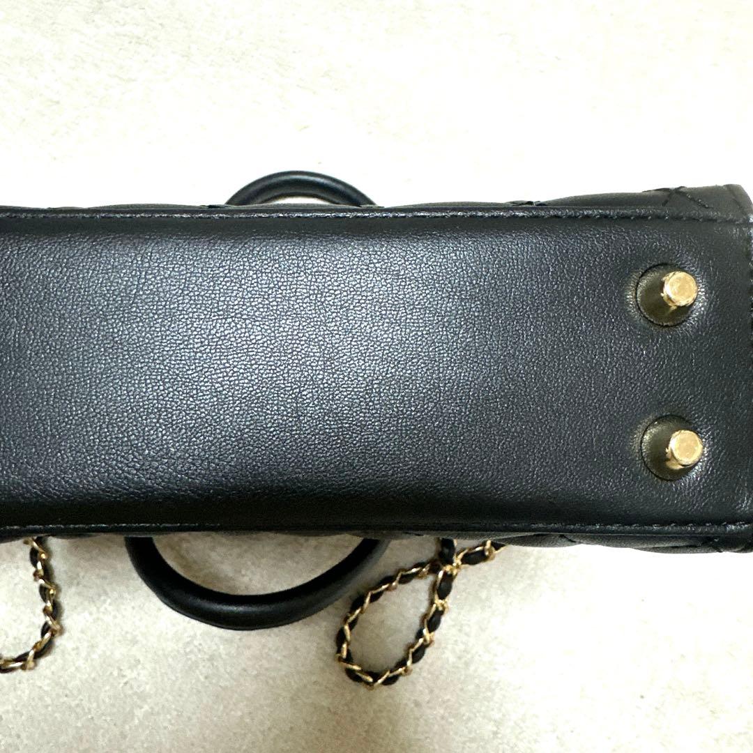 【美品】 Darich キルティング チェーン バック 黒 人気 完売