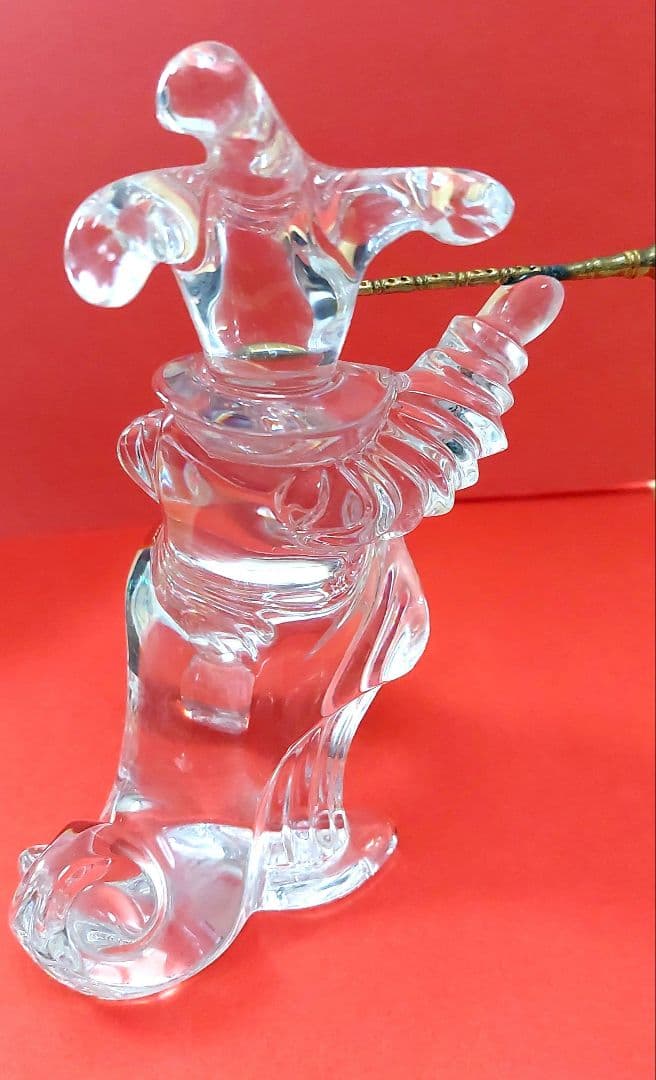 お値下【Baccarat バカラ】ピエロ　笛吹き　置物　Jean Baggio