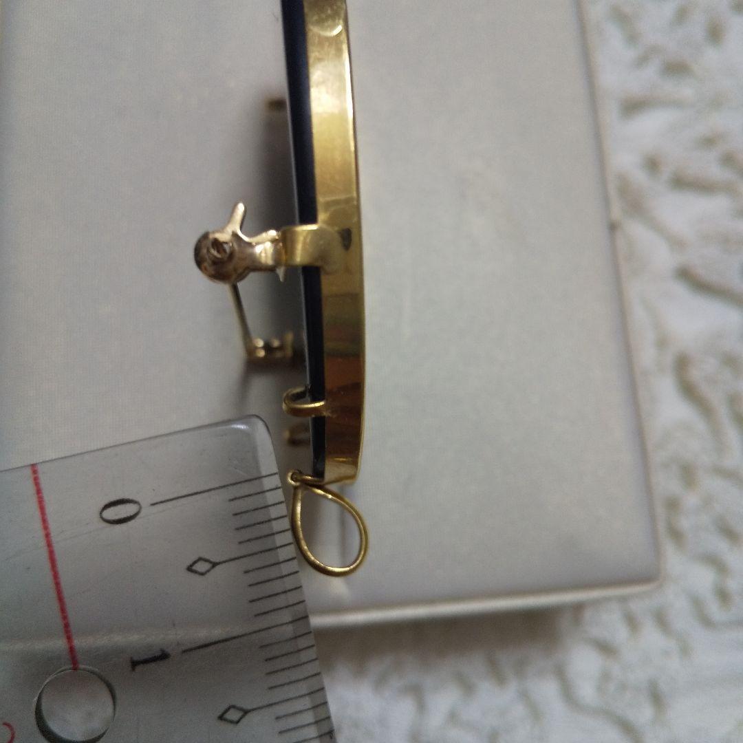 K18金カメオ2way ブローチペンダントトップ