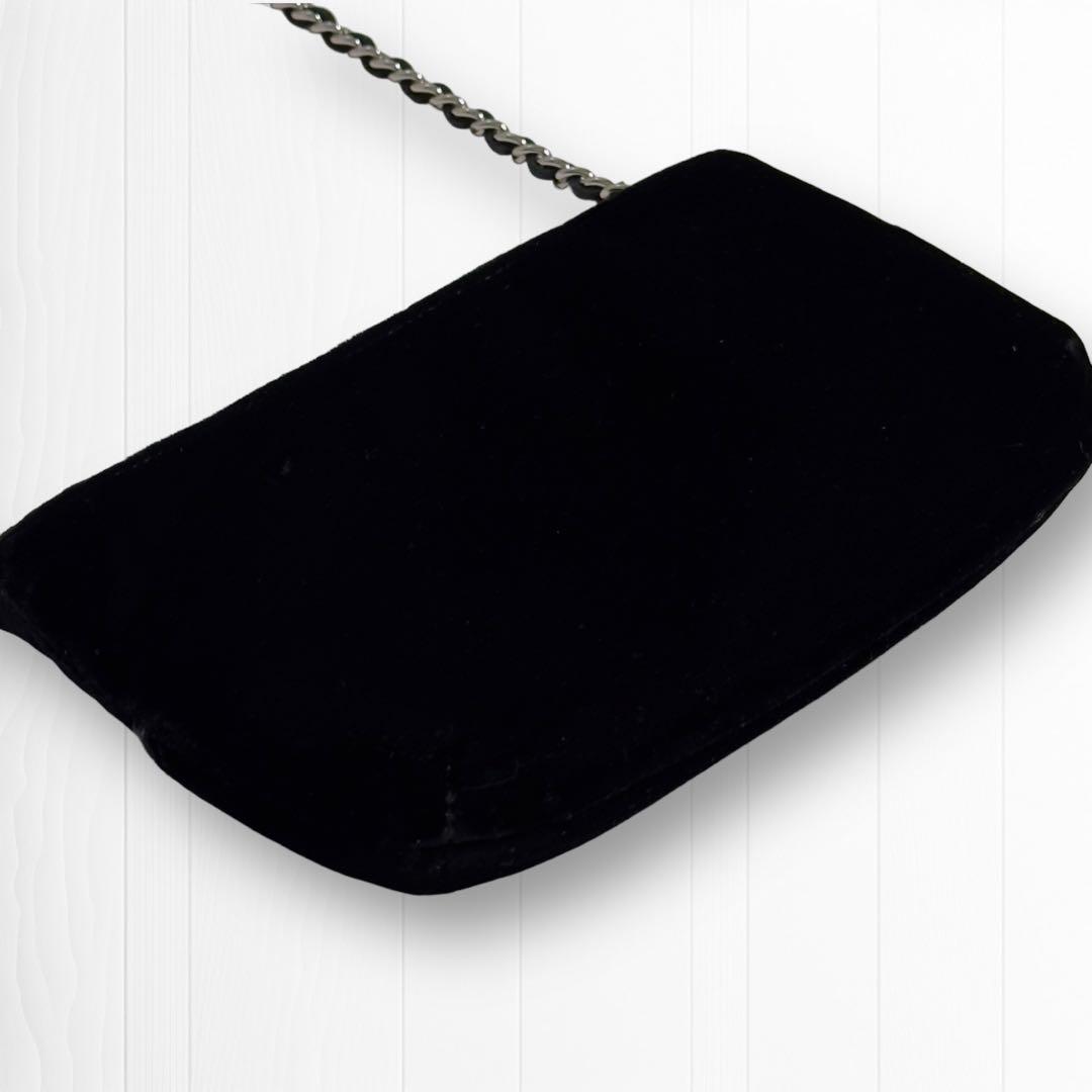 専用【高級ベロア生地】シャネル ハンドバッグ カメリアNo.5チェーンポシェット