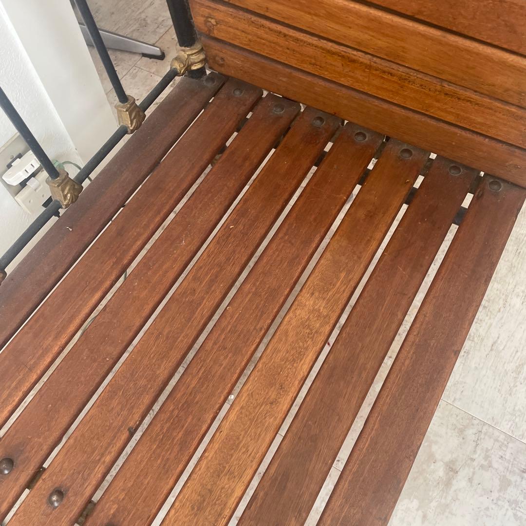 ‼️SALE開催‼️アンティーク　アイアンベンチ　椅子　イギリス