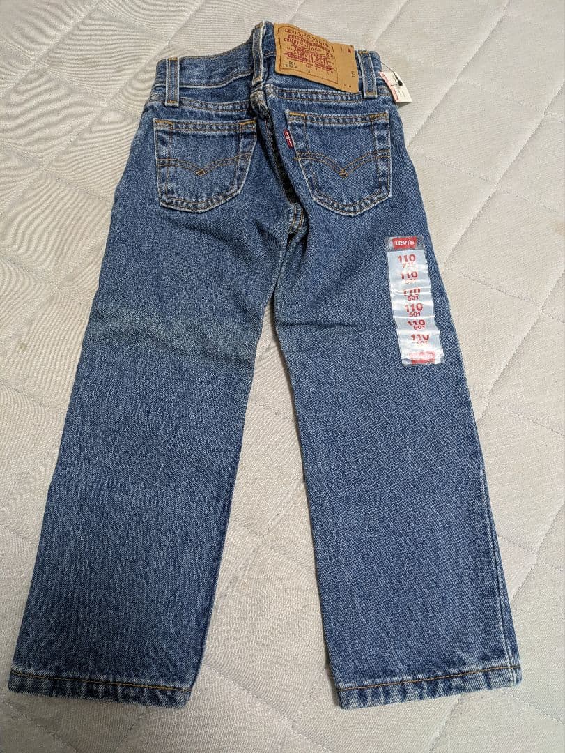 【Levi's　リーバイス】501　キッズデニム　米国製　5y　110　新品