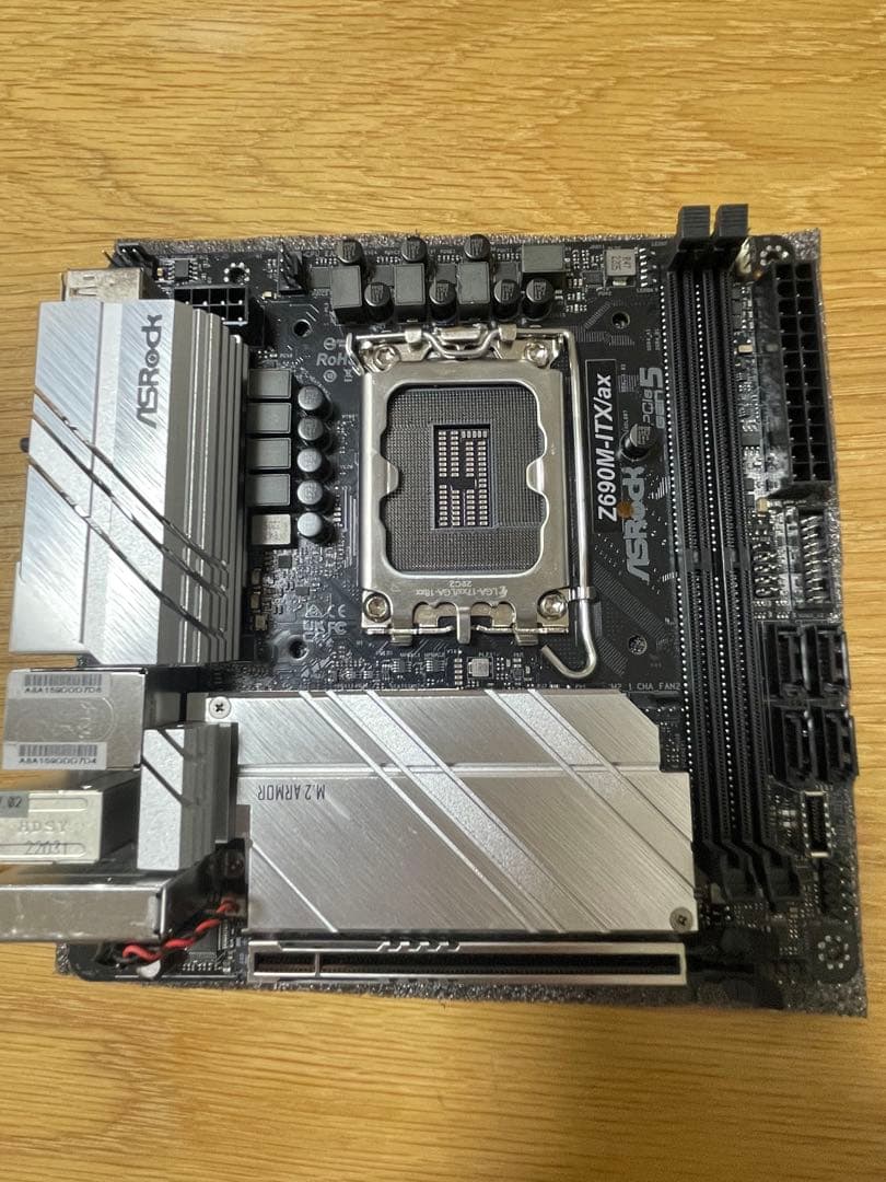 【ピン曲がり】ASRock Z690M-ITX/ax マザーボード